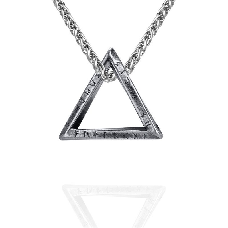 Impress Jewelry Prívesok z chirurgickej ocele Runový trojuholník s 68791362