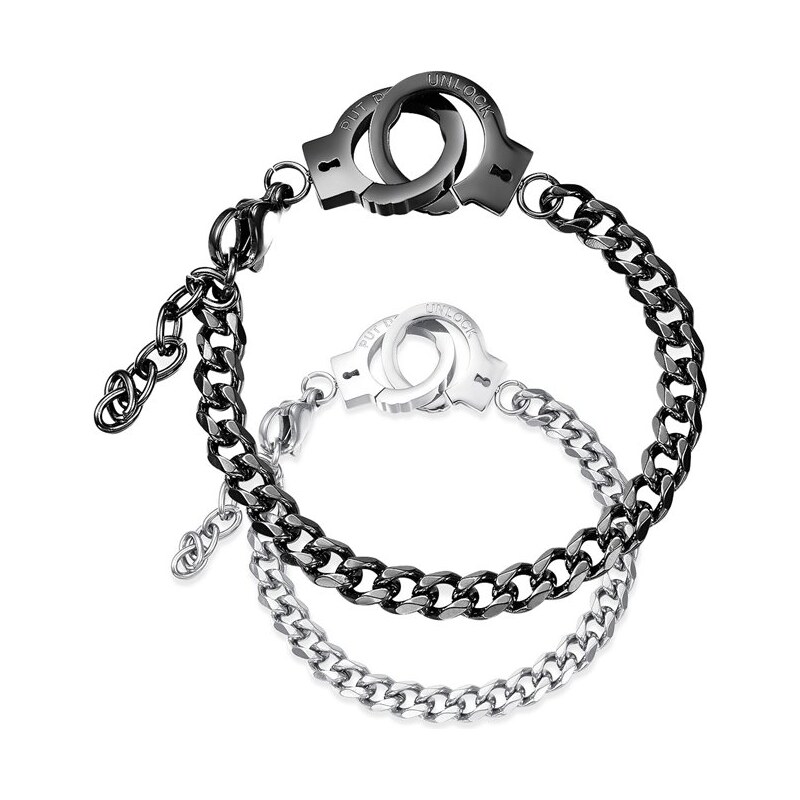 Titan Jewerly Náramky pre dvoch z chirurgickej ocele Putá lásky 68791380