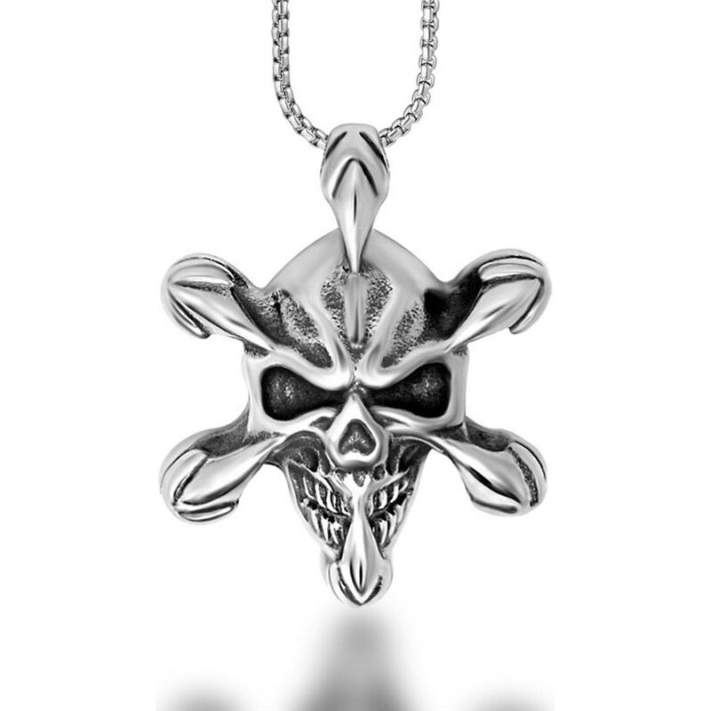 E-shop Impress Jewelry Prívesok z chirurgickej ocele s Lebkou Skull