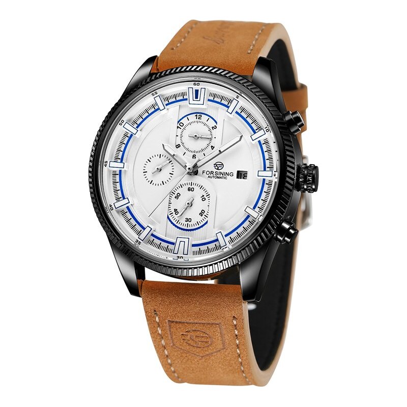 E-shop FORSINING pánske automatické hodinky Strike White M3B2