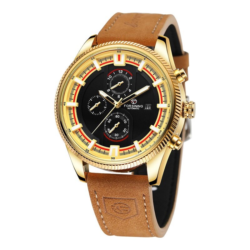 E-shop FORSINING pánske automatické hodinky Strike Gold M3G1
