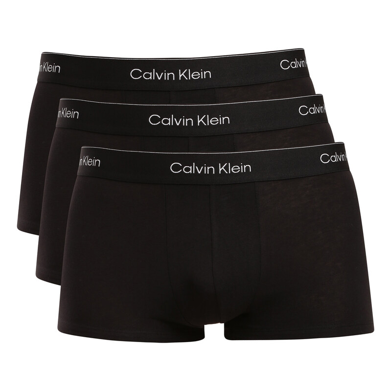 3PACK pánske boxerky Calvin Klein čierné (NB4389-TM6) 68791346