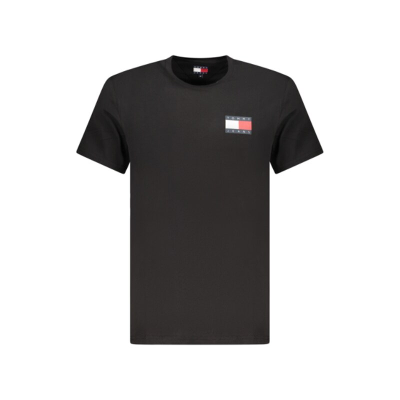 E-shop Pánske Bavlnené Tričko Tommy Hilfiger Krátky rukáv čierne