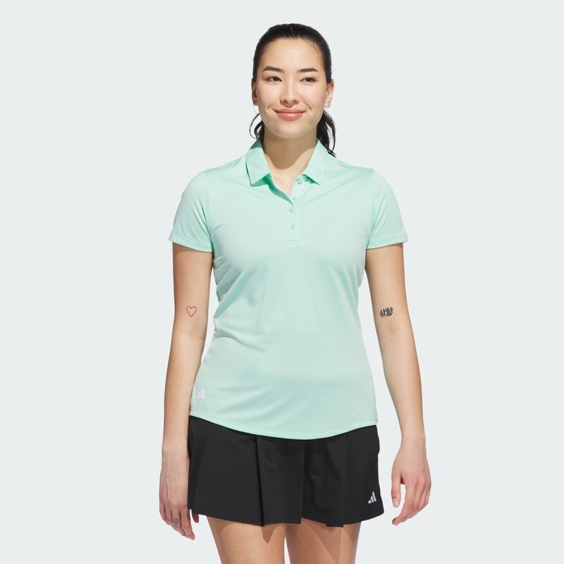 Adidas Dámska jednofarebná funkčná polokošeľa s krátkym rukávom 68795632