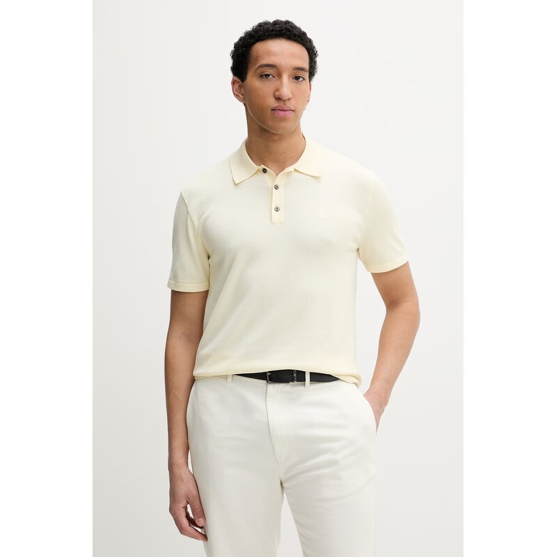 Calvin Klein Úpletové polo tričko pánske bavlnené 68835445