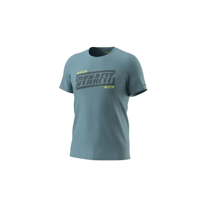 E-shop Dynafit Graphic Cotton pánske tričko krátky rukáv Smoke Blue vel