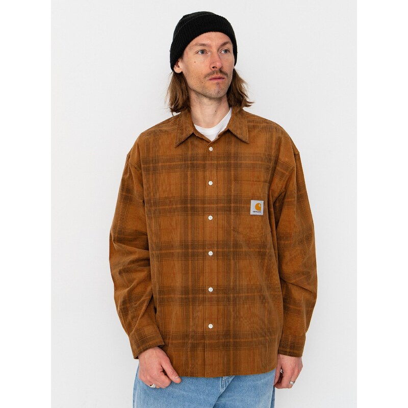 E-shop Carhartt WIP Wilber (wilber check/hamilton brown)hnedá