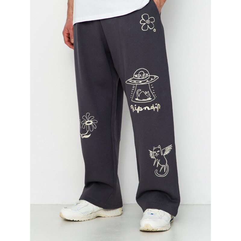 RipNDip Blonded Straight Leg (charcoal)šedá 68807609