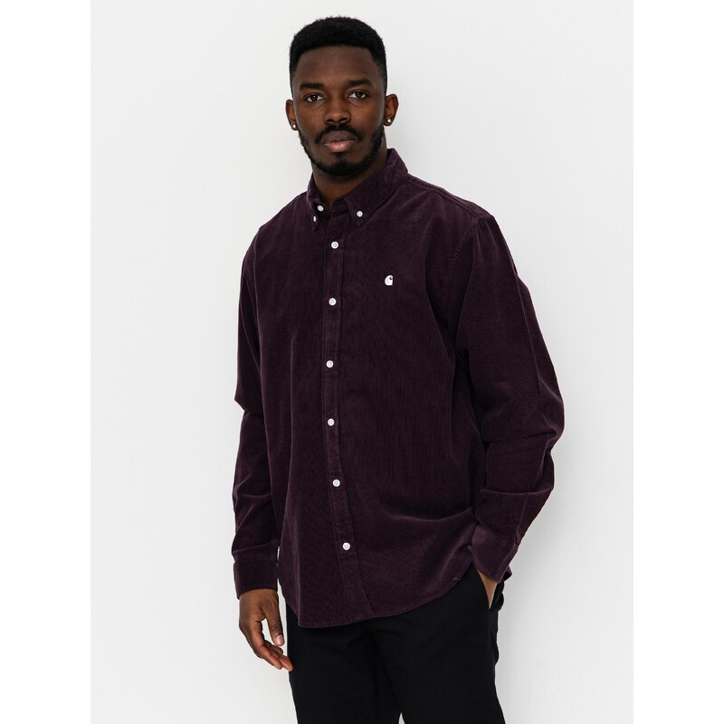 E-shop Carhartt WIP Madison Fine Cord (cozy purple/wax)bezfarebný