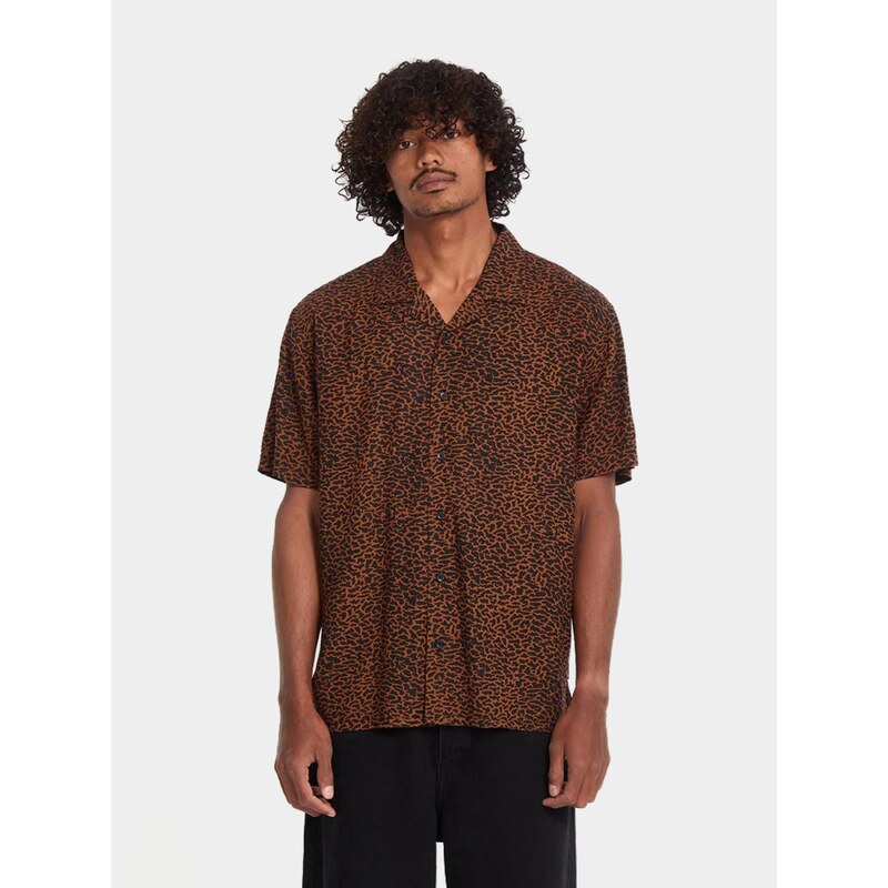 E-shop Volcom Utopias Print (brown horn)hnedá
