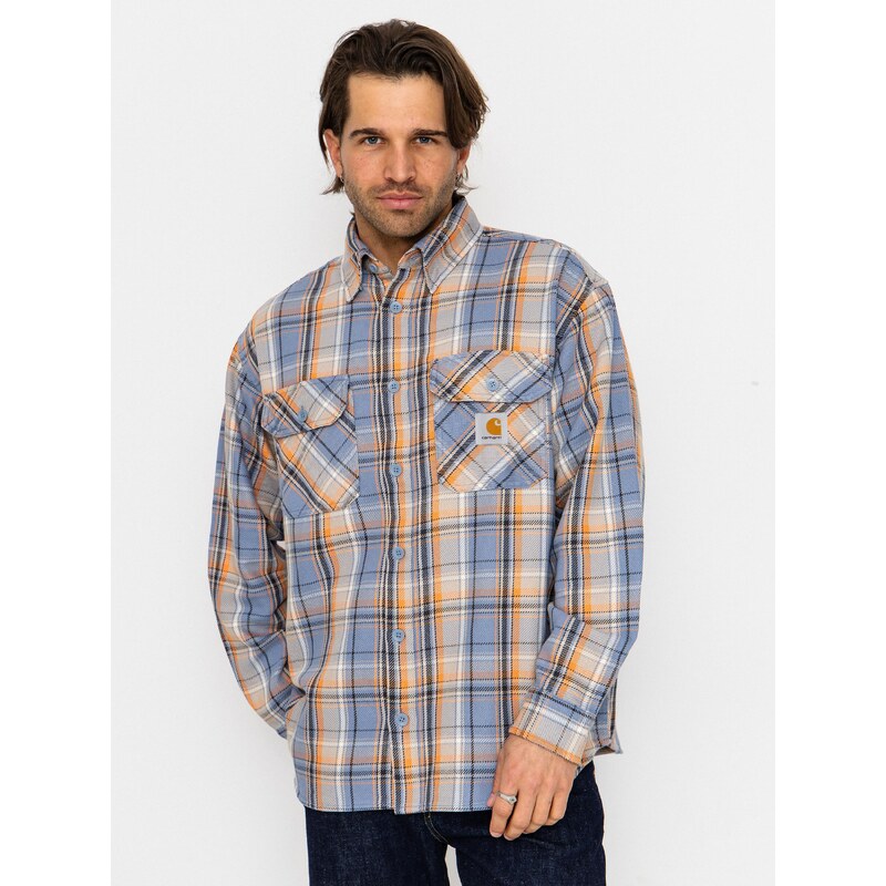 Carhartt WIP Tunick (tunick check/gentle blue)modrá 68808278