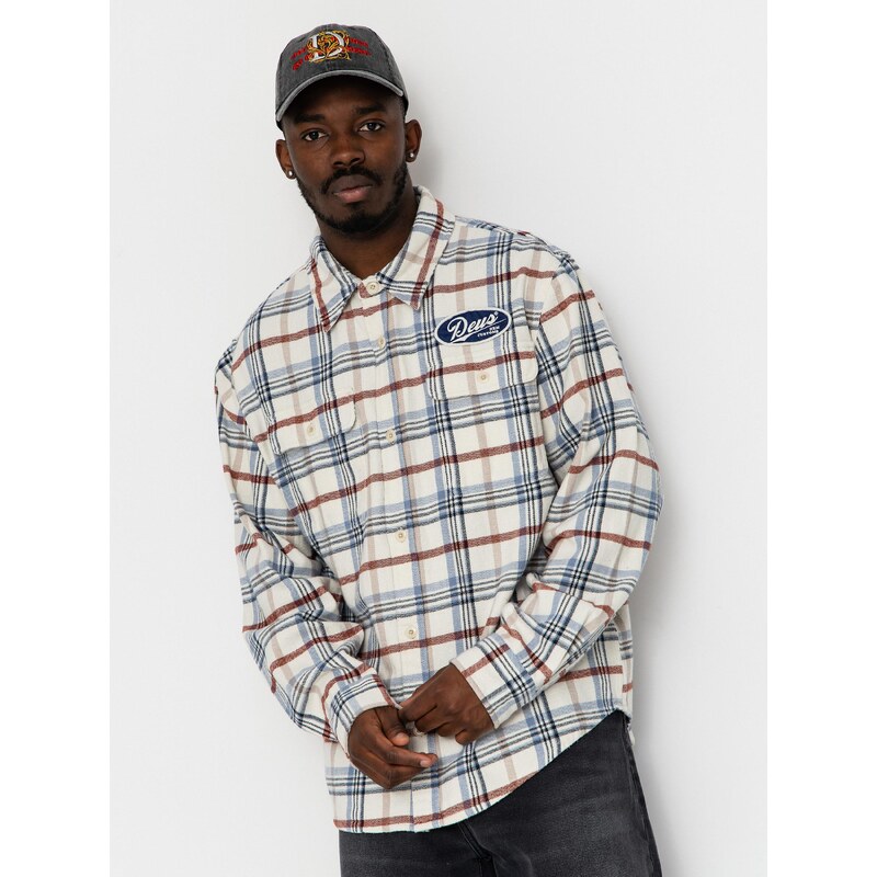 E-shop Deus Ex Machina Vacay Check (natural check)hnedá