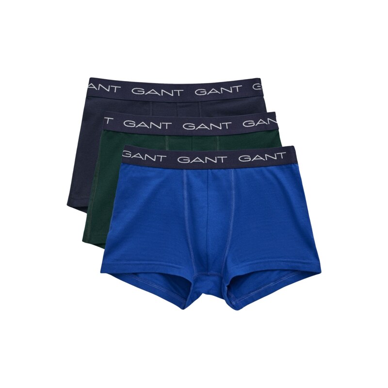 GANT Boxerky modrá / námornícka modrá / tmavozelená / biela 68630227
