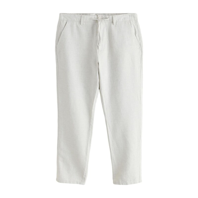 Next Chino nohavice svetlosivá 68823031