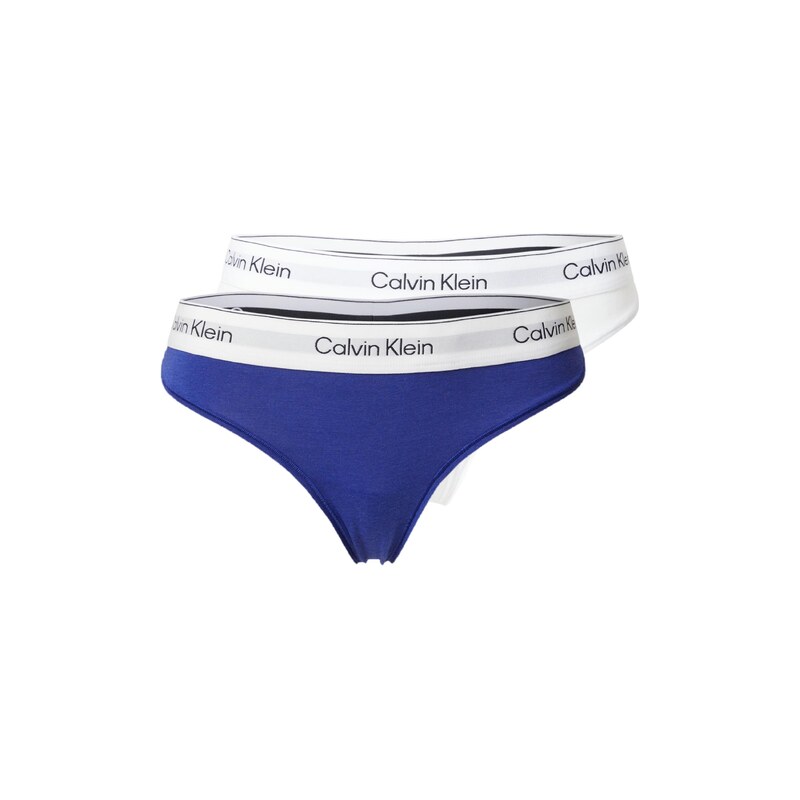 E-shop Calvin Klein Underwear Tangá tmavomodrá / svetlosivá / čierna /