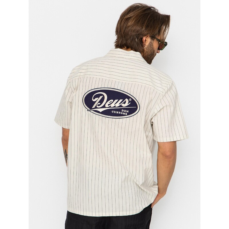 E-shop Deus Ex Machina Forecourt Stripe (dirty white)béžová