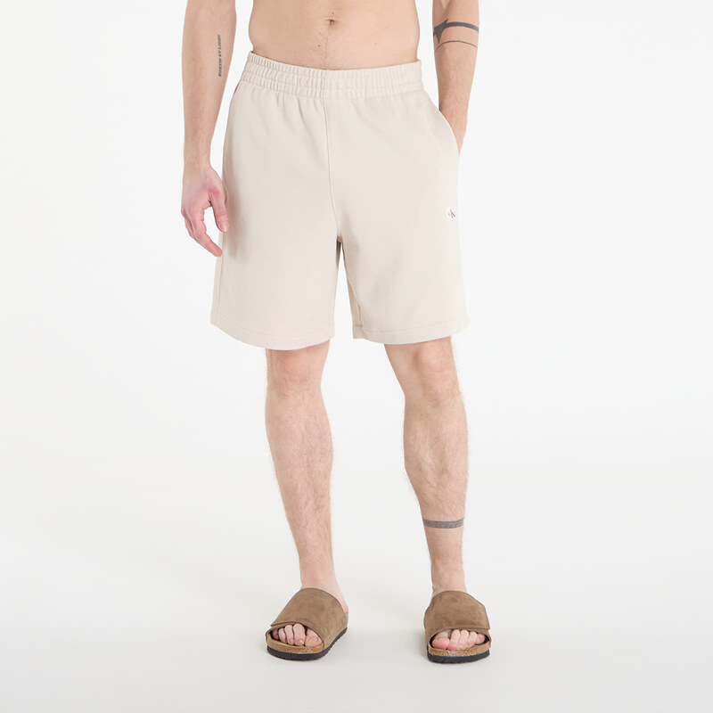 Šortky Calvin Klein Jeans Eu 350Terry Badge Short Oatmeal Melange XL 68821698