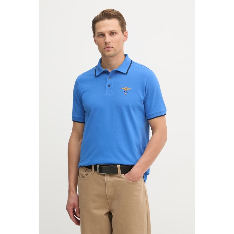 Aeronautica Militare polo tričko pánske bavlnené 67490826