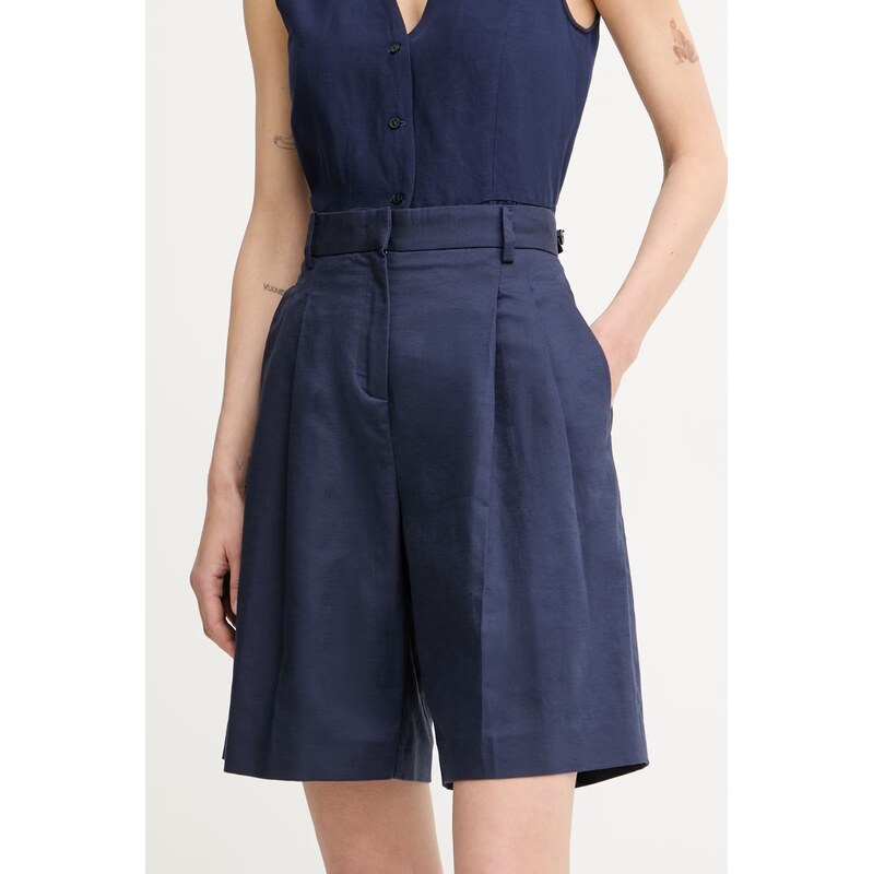 Trussardi šortky dámske s ľanom 68836668
