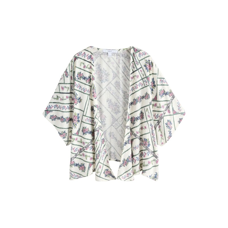 Next Kimono nebielená / enciánová / zelená / ružová 68935961