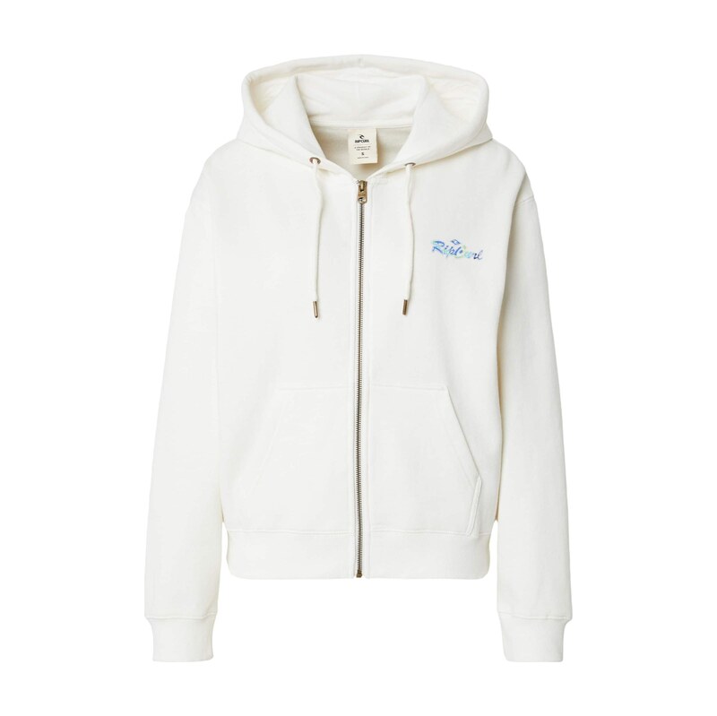 RIP CURL Tepláková bunda LAY DAY nebielená / kráľovská modrá / 68937293