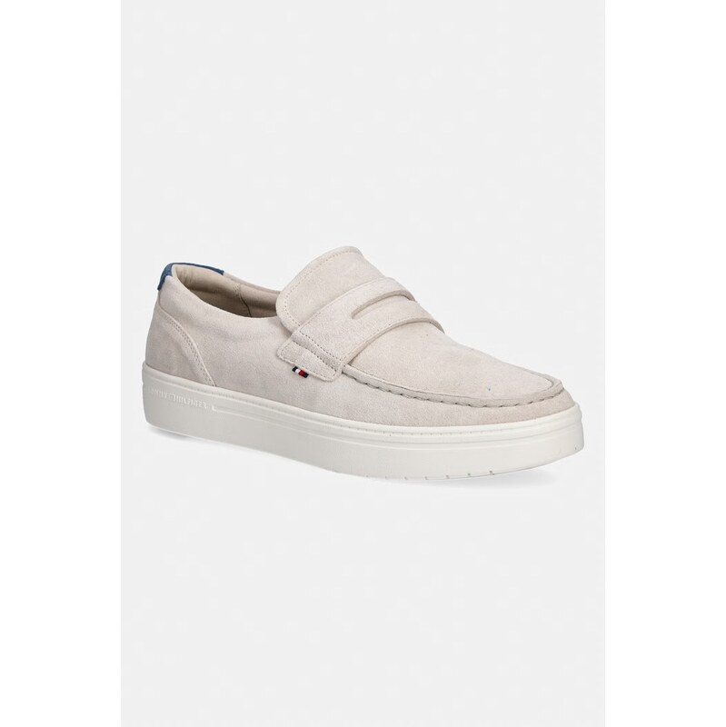 E-shop Tommy Hilfiger mokasíny pánske semišové MODERN LIGHT HYBRID