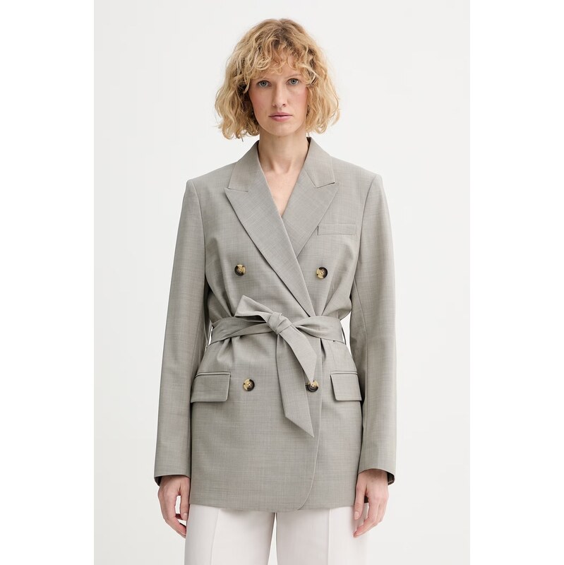 E-shop rag & bone dvojradové sako dámske s vlnou Virginia