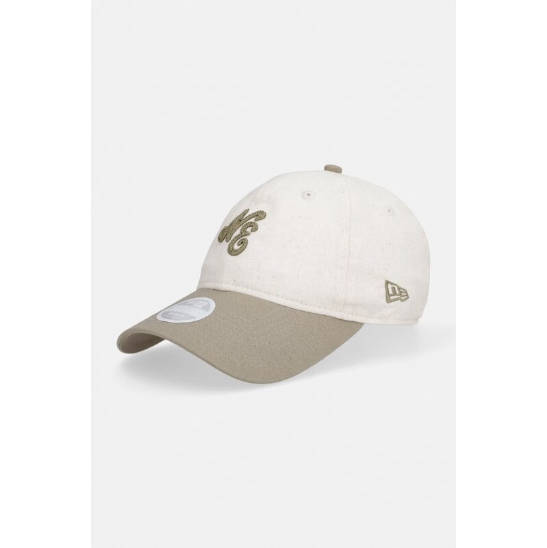 New Era bejzbalová čiapka s prímesou ľanu NE LINEN 920 68938303