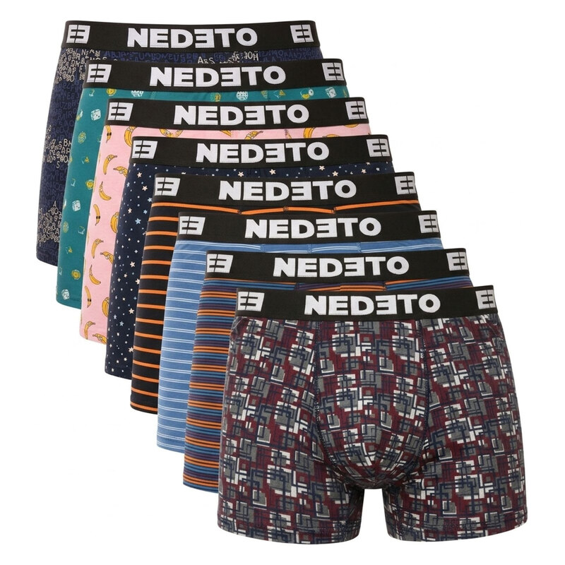 E-shop 8PACK pánske boxerky Nedeto viacfarebné (8NBV4)