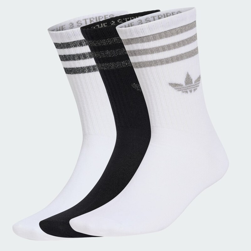 Adidas KLASICKÉ PONOŽKY 3 STRIPES GLITTER 3 PAIRS 68940677