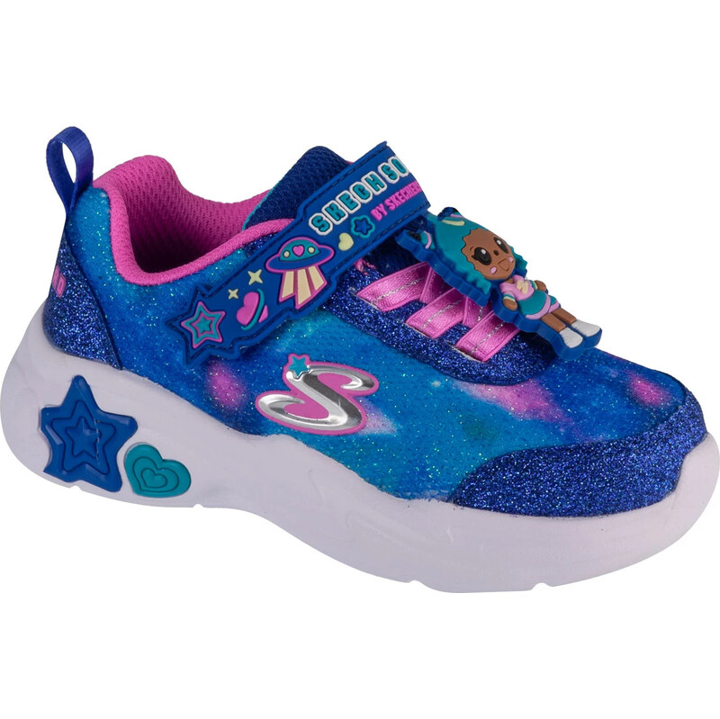 Detská voľnočasová obuv Skechers Snuggle Sneaks – Skech Squad tmavo 68943693