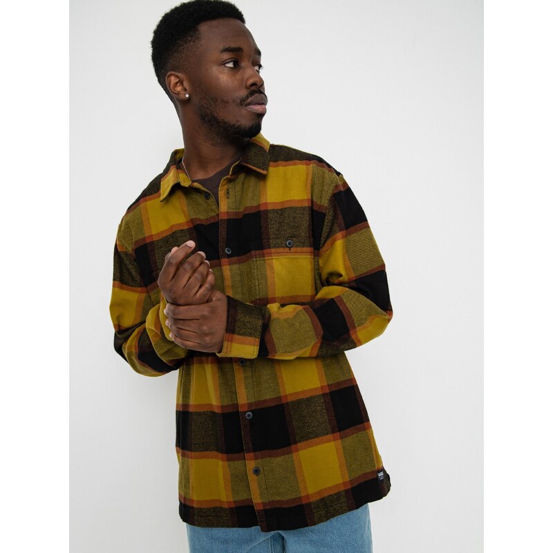 E-shop Vans Larkspur Plaid Flannel (burnt gold/black)hnedá