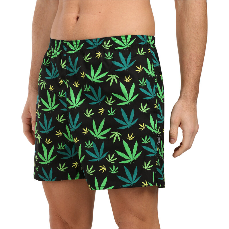 E-shop Pánske domáci trenky s vreckami Styx tráva (D1859)