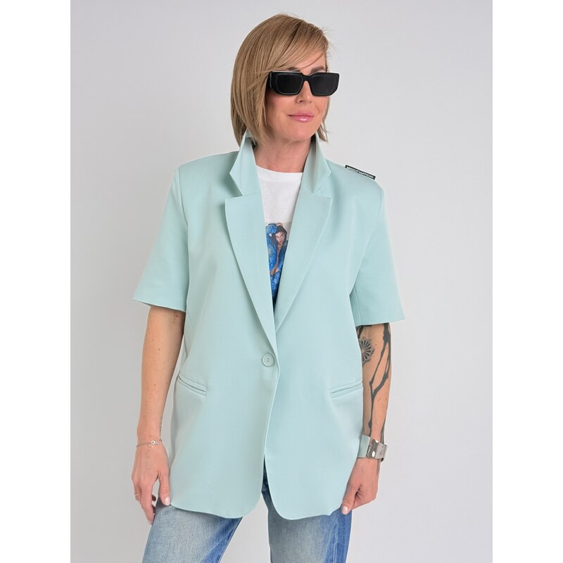 E-shop Miss City Official Mätové sako s krátkym rukávom FLOW