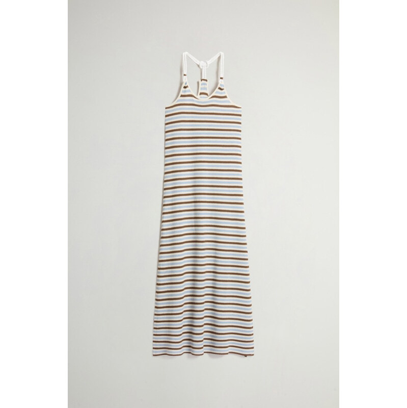 ŠATY WOOLRICH STRIPED JERSEY DRESS 68953213