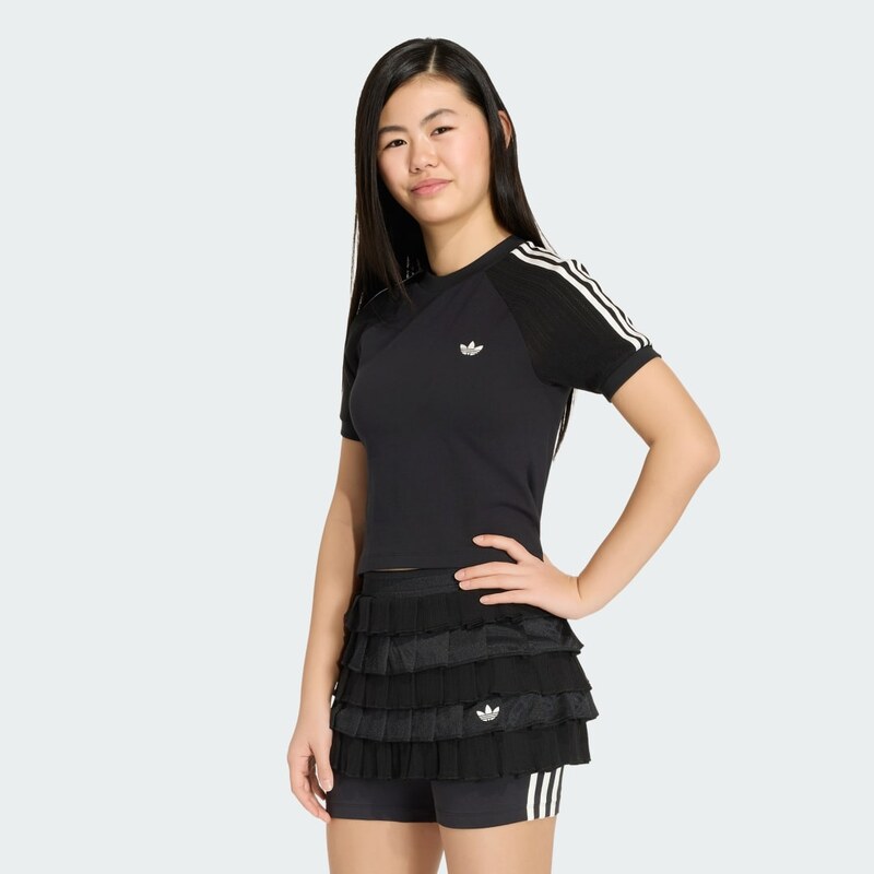 Adidas ÚZKE TRIČKO Z ÚPLETU 3 STRIPES 68953998