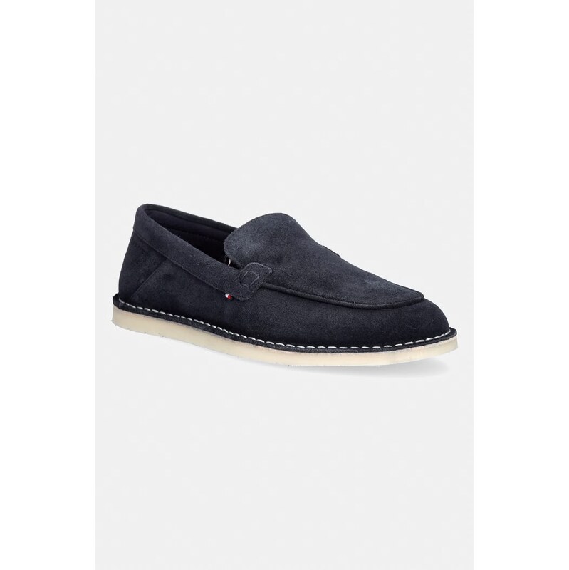 E-shop Tommy Hilfiger mokasíny pánske semišové HILFIGER STITCHDOWN