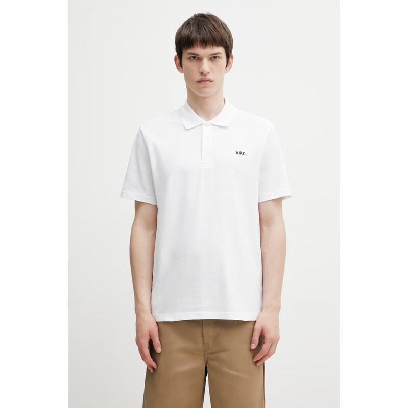 A.P.C. Polo tričko pánske bavlnené polo standard GOTS 68954936