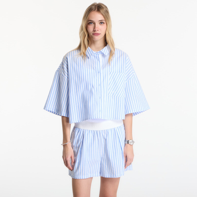 Košeľa Nike Sportswear Chill Poplin Womens Oversized Short-Sleeve Top 68958256