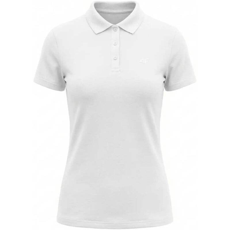 E-shop Dámske polo tričko 4F F0768 biele 4FWMM00TPTSF0768 10S