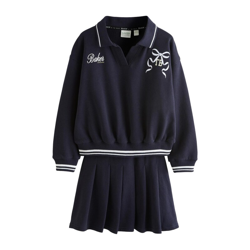 Baker by Ted Baker Set Varsity svetlobéžová / námornícka modrá / biela 68971505