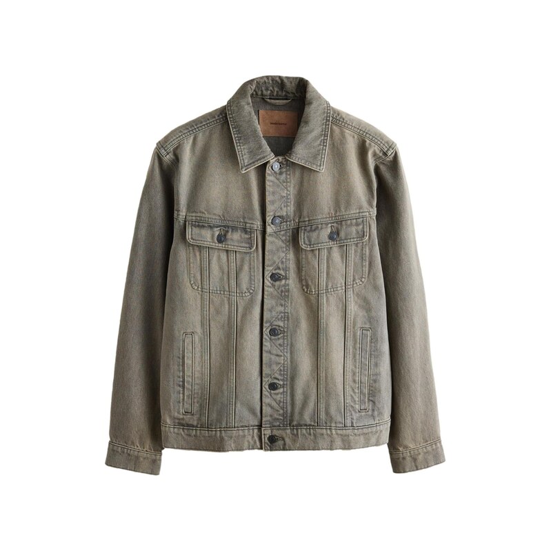 Next Prechodná bunda sivý denim 68971693