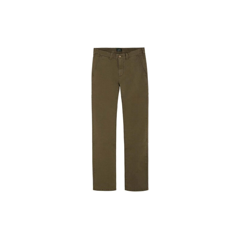Scalpers Chino nohavice olivová 68972325