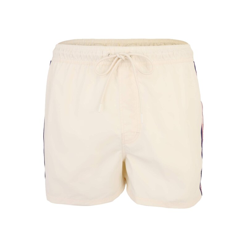 E-shop Calvin Klein Swimwear Plavecké šortky béžová / námornícka modrá