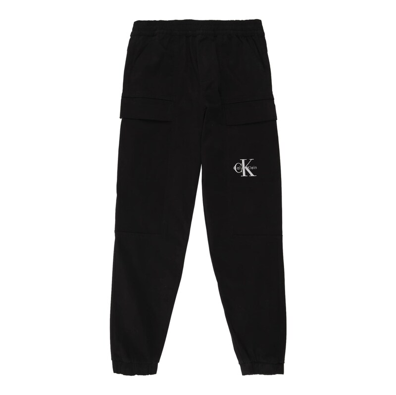 E-shop Calvin Klein Jeans Nohavice čierna / biela