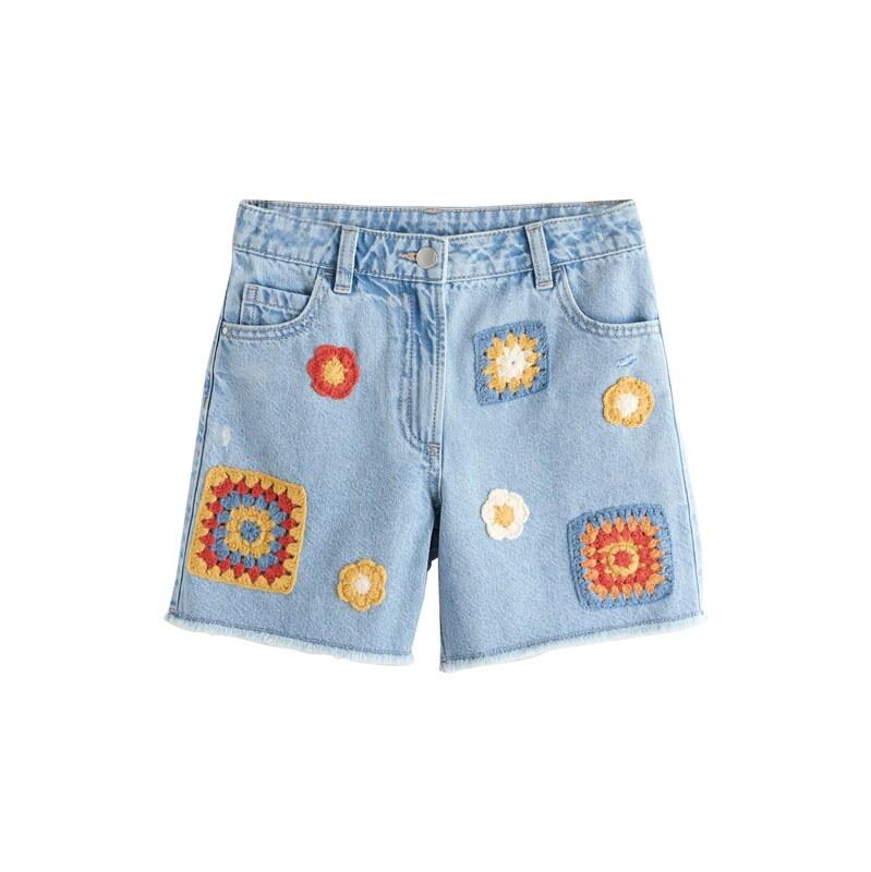 Next Džínsy modrá denim / žltá / oranžová / biela 68973253