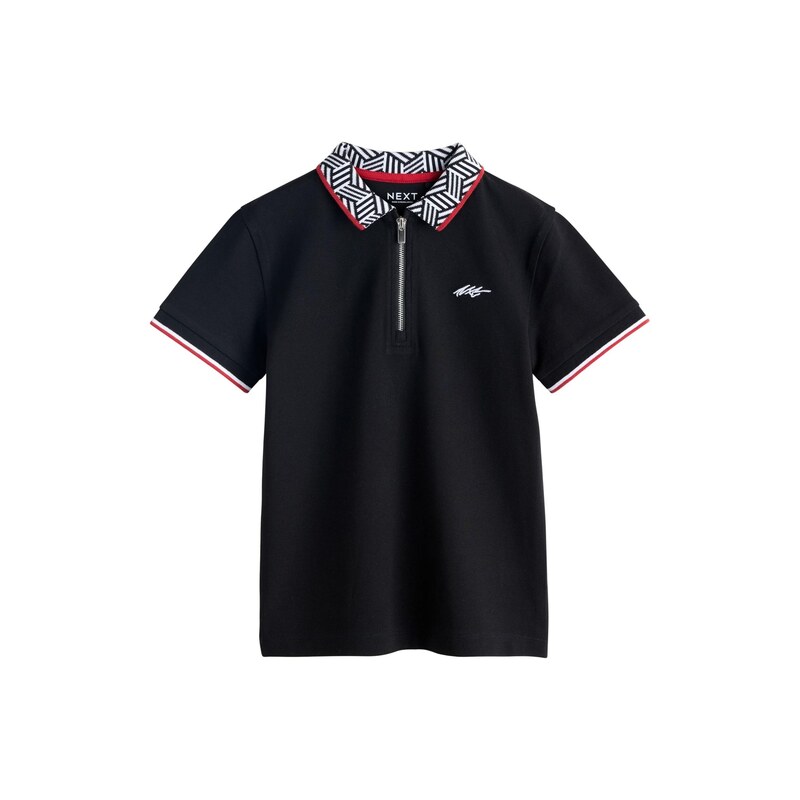 E-shop Next Tričko jasne červená / čierna / biela