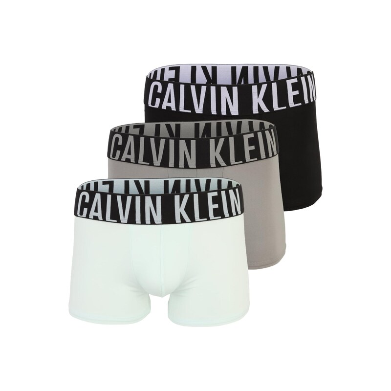 E-shop Calvin Klein Underwear Boxerky Intense Power tmavošedá / mätová