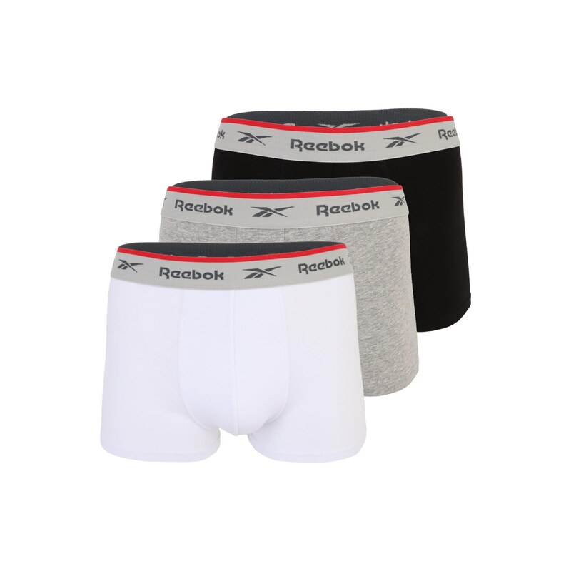 Reebok Športové nohavičky Ovett sivá melírovaná / čierna / biela 68975785
