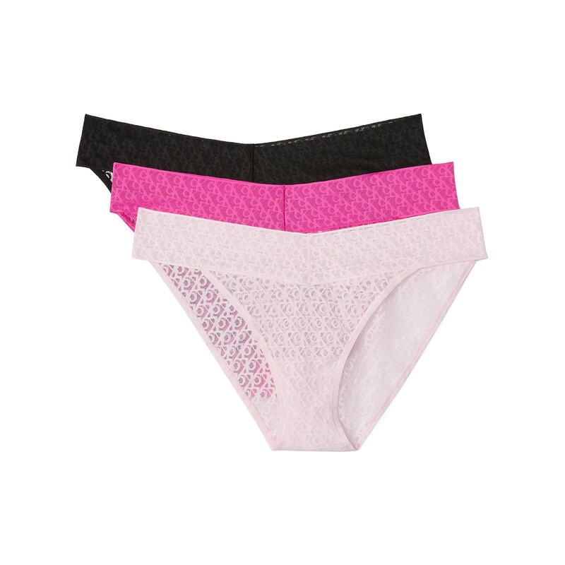 E-shop Calvin Klein Underwear Nohavičky orchideová / rosé / čierna